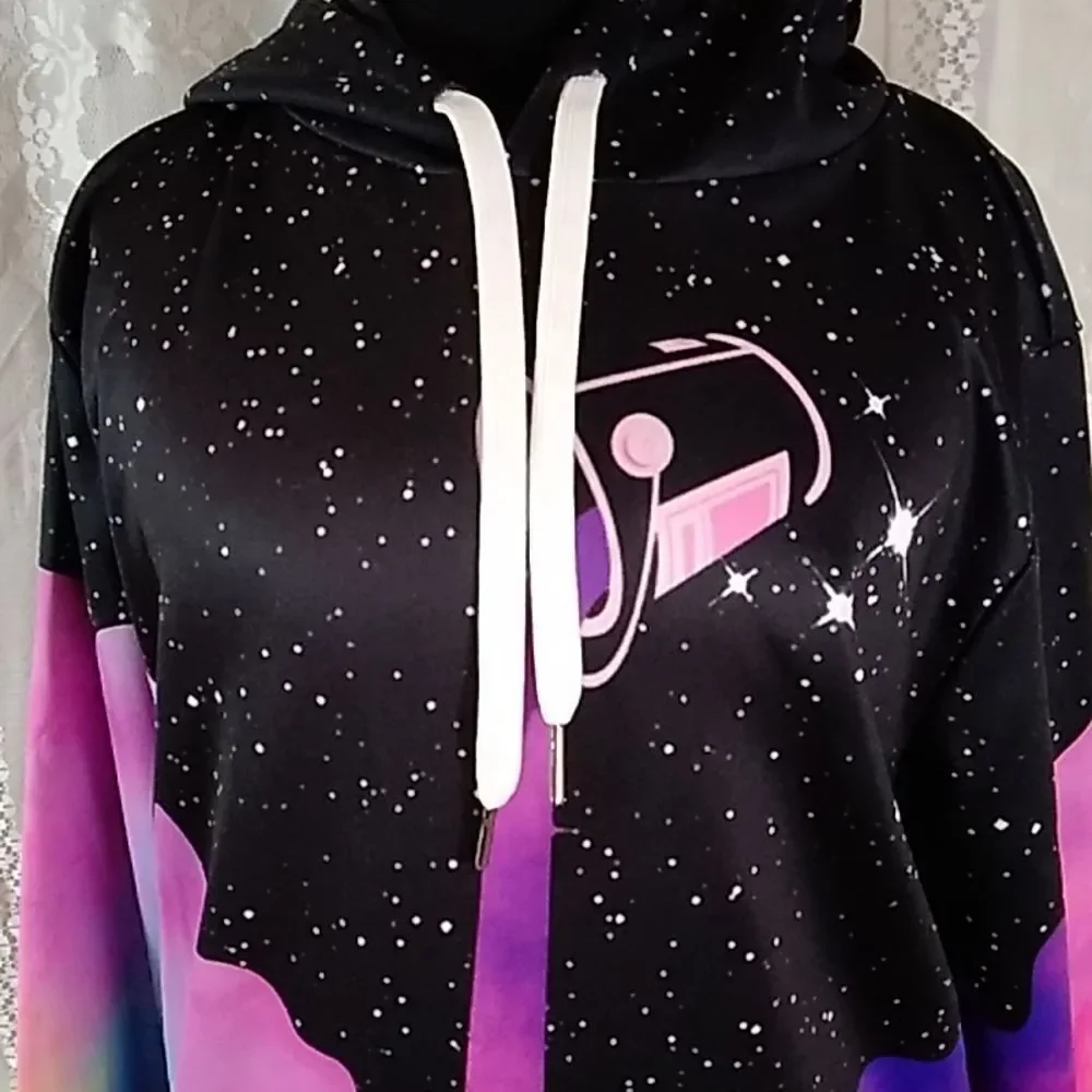 Goodstoworld Unisex Men's & Women's Hoodies 3D Sweater Size S M